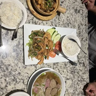 Clay Pot Chicken  Sea Salt Shrimp Pho