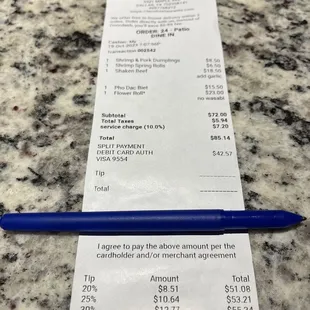 buuuuut that 10% service charge wth ! Well I&apos;m not coming back here when your told it&apos;s their policy to charge you what a Rip off !