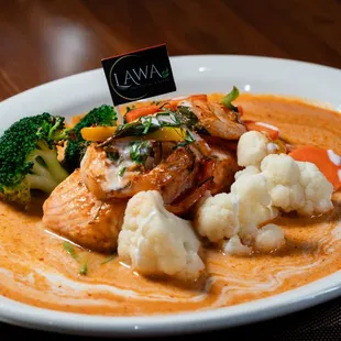 Salmon Panang