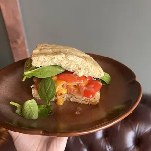 Oink Oink sandwich on house bread