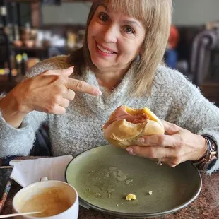 Looks favorite bagel sandwich.