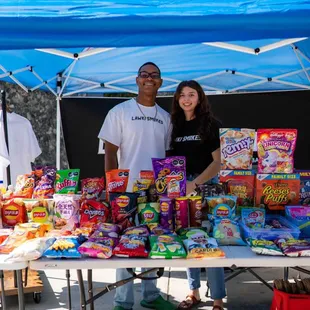 We also do a lot of vending for the community and surrounding areas