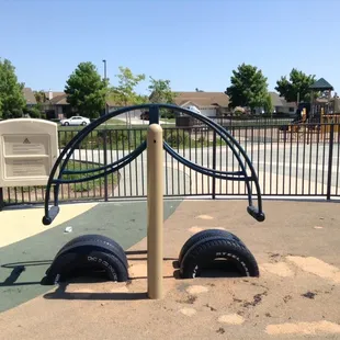 In the big kids playground