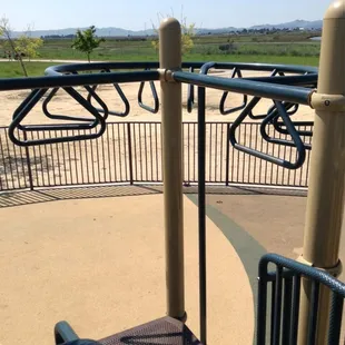 Monkey bars in the big kids playground