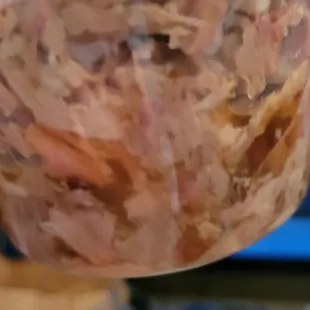 See the grease in this container???