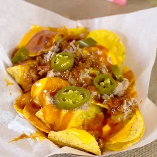 nachos, food