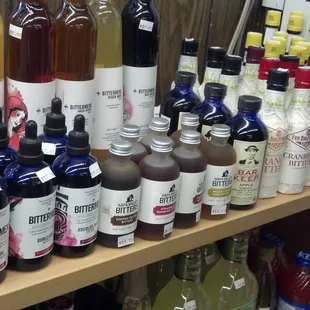 A nice selection of bitters.