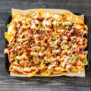 BBQ Nachos, pulled pork or brisket?