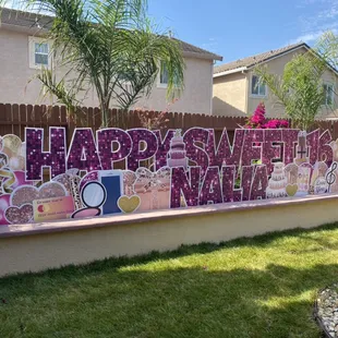 Deluxe Sweet 16 Set Up $119