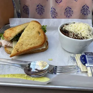 Blt  with stout chili