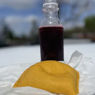 Beef Patty and Sorrel (Homemade)