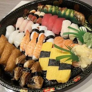 a bowl of sushi