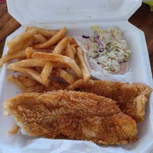 Catfish dinner