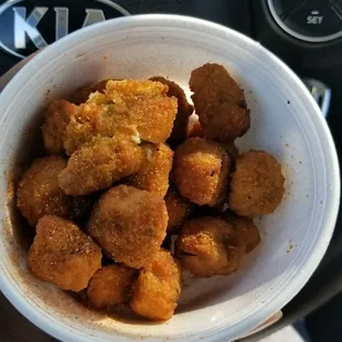 Fried okra