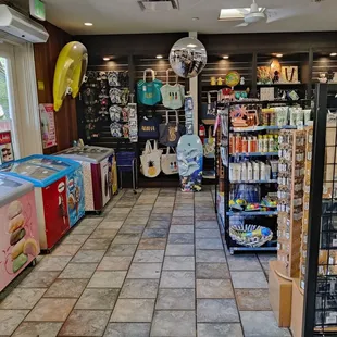 Souvenirs and snacks