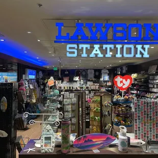 the inside of the store