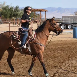 Roping at Lawson's Ranch