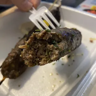 Stuffed &amp; Juicy well prepared Kifta Kabob