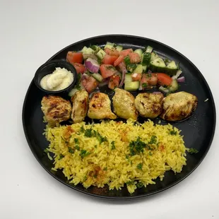 Chicken Kabob Plate