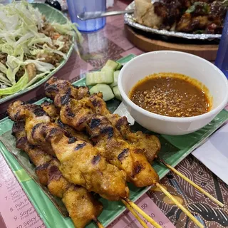 6. Satay Chicken