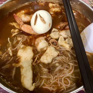 100. Prawn Mee Noodle Soup
