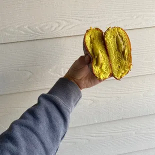 Golden Donut with Tumeric and Coconut Milk