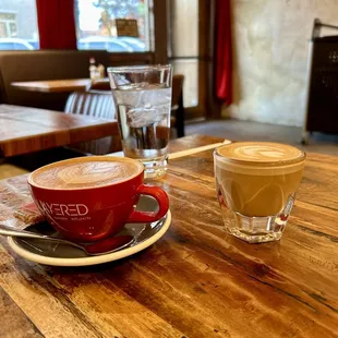Capuchino and Cortado