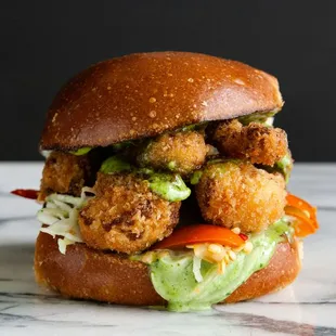 Fried Cauliflower Sandwich