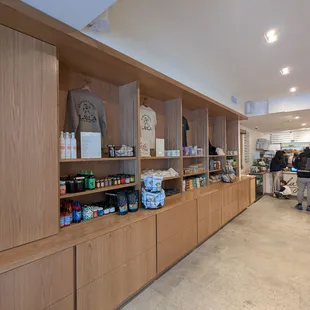 Store merchandise and cashier