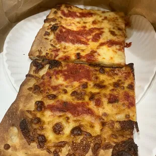 2 Cheese Pizza Slices with Soda