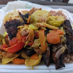 Jamaican Jerk plate