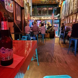 the interior of a restaurant