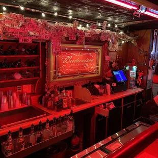 a man behind the bar