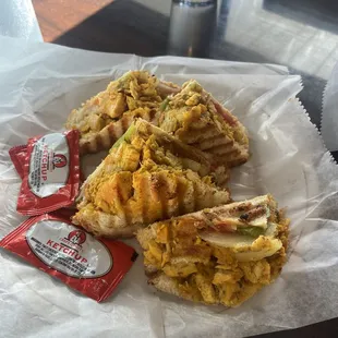 Chicken Masala Sandwich