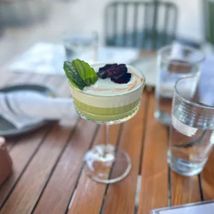 Pesto Sour - tasty and sweeter than I thought it would be, in a good way