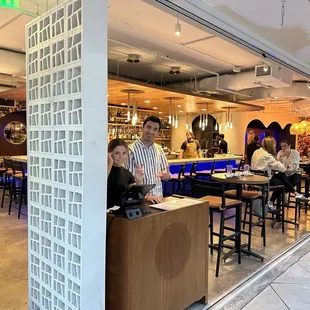 Bar area and inside