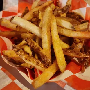 Side of hand cut fries