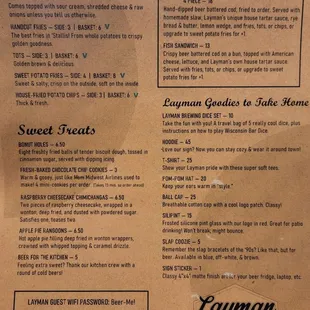 Menu as of 1/26/2024