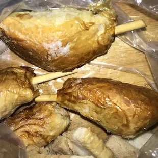 Smoked chicken drumsticks