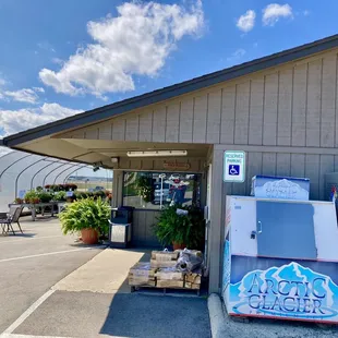 the outside of the store