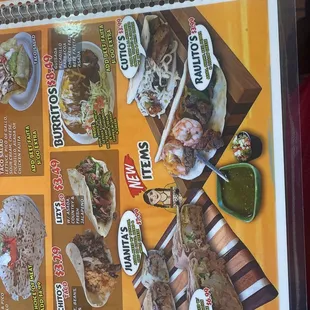 Pretty crazy selection of custom tacos