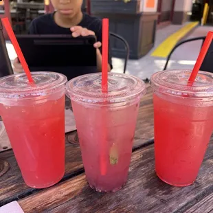 watermelon mojito and blackberry mojito