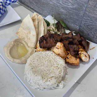 Beef Kabob Plate