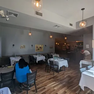 the dining room