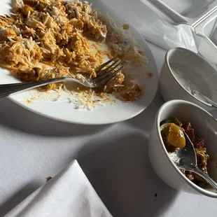 Chicken vindaloo ...I left it and I almost always clean my plate
