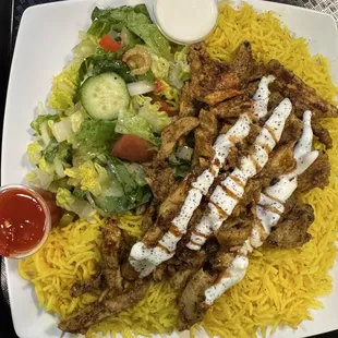 Chicken Shawarma plate