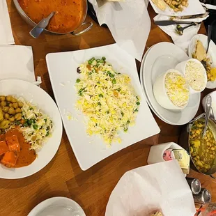 Butter Naan Bread Garlic Naan Bread Aloo Saag Paneer Tikka Masala