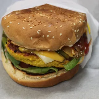 Lazeez Chicken Burger