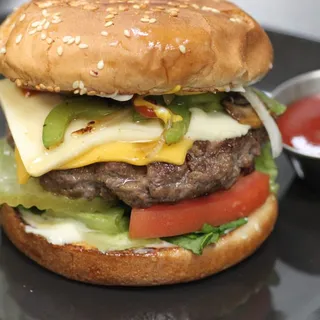 Lazeez Beef Burger