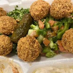 a plate of food